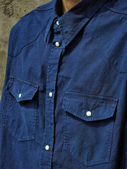 ウエスタンシャツのディテール