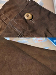 薯莨染めのディテール展示