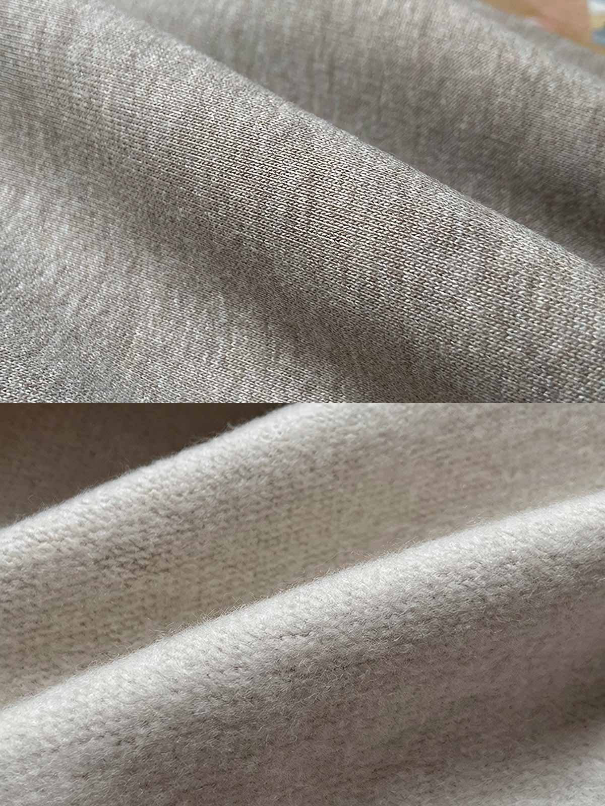 麻葉刺し子刺繍ポケット付きスウェット 全体画像