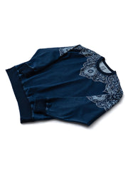 抜染による民族風パターン ディテール画像