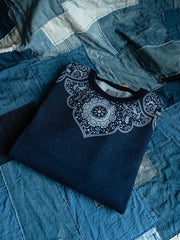 抜染による民族風パターン ディテール画像