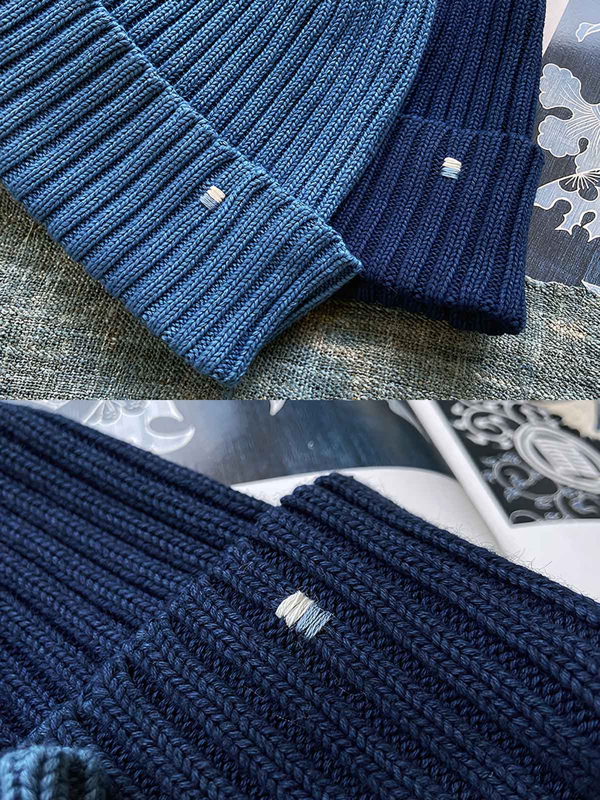 刺し子のディテール