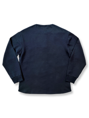 ワッフル編みヘンリーネックTシャツ 全体画像