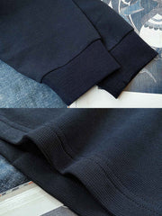 藍染古布を使用した襟元ディテール