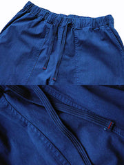 手作り古法植物染め ワイドワークパンツ