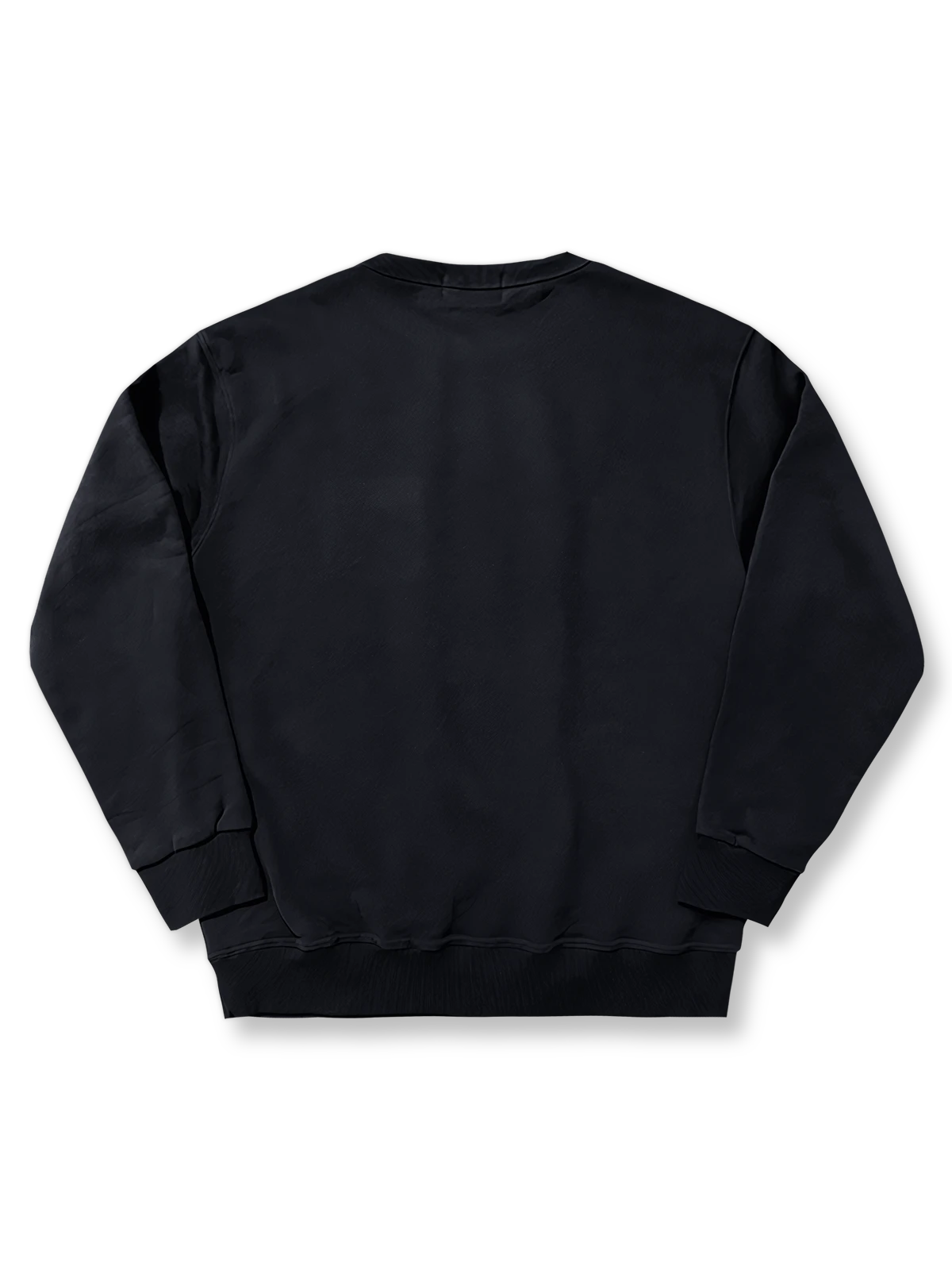 藍染め古布花柄ポケット付き裏起毛スウェット