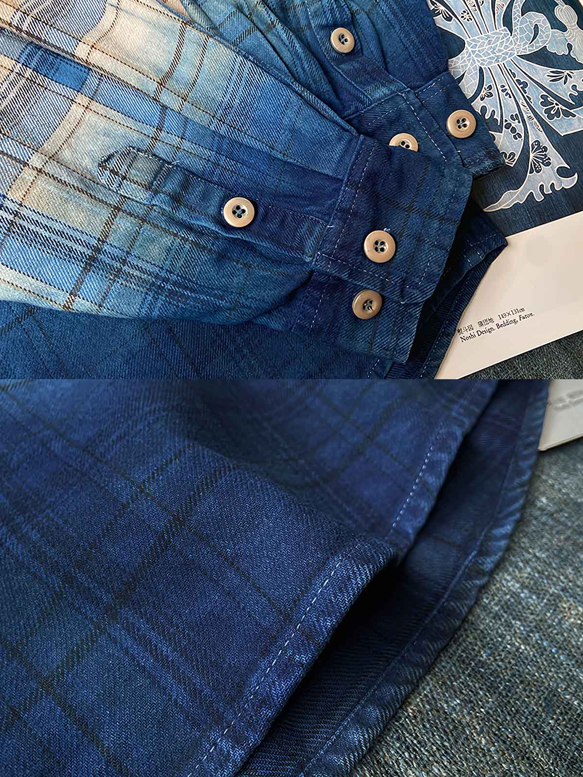 擦り切れ加工とパッチ ディテール画像