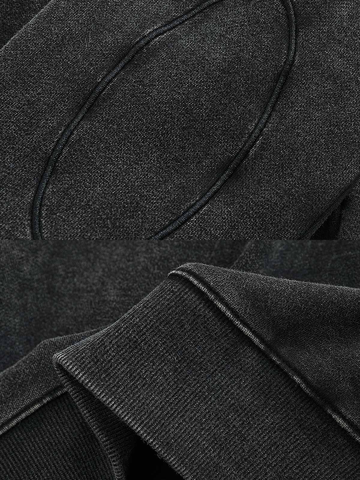 製品画像: ヴィンテージスノーウォッシュクルーネックスウェットのフロントビュー。4色展開で豊富なカラーバリエーションが魅力のデイリースウェット
詳細画像: リブ袖口とスノーウォッシュ加工のディテール。ヴィンテージ感を引き出すトレンドデザイン