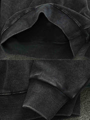 製品画像: ヴィンテージスノーウォッシュクルーネックスウェットのフロントビュー。4色展開で豊富なカラーバリエーションが魅力のデイリースウェット
詳細画像: リブ袖口とスノーウォッシュ加工のディテール。ヴィンテージ感を引き出すトレンドデザイン