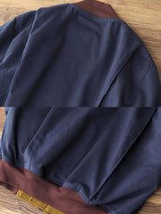 製品画像: 裏起毛 防寒 ウォッシュツイル コンバットジャケット 正面
詳細画像: TALON真鍮ジッパーとリブスタンドカラー ディテール