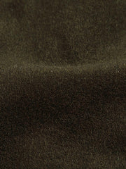 製品画像: ウール配色のレトロ風MA-1フライトジャケットのフロントビュー。パネルデザインとリブカラーが特徴のスタイリッシュなアウター
詳細画像: ウールとポリエステルのパネルデザインとジッパーのディテール。コントラスト配色が映えるレトロ風フライトジャケット