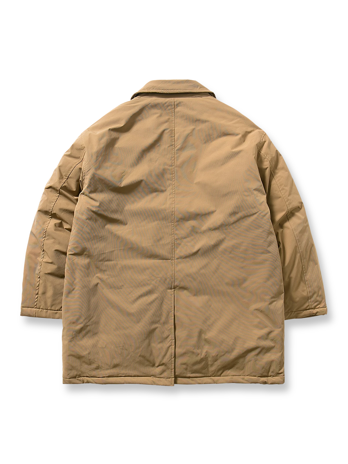 製品画像ALT代替テキスト
クラシックなミドル丈キルティング中綿コート、3色展開(ベージュ、グリーン、ブラック)、冬の防寒に最適。
詳細画像ALT代替テキスト
防風・防水性能を備えたダブルジップとポケットディテールが特徴の中綿コート。