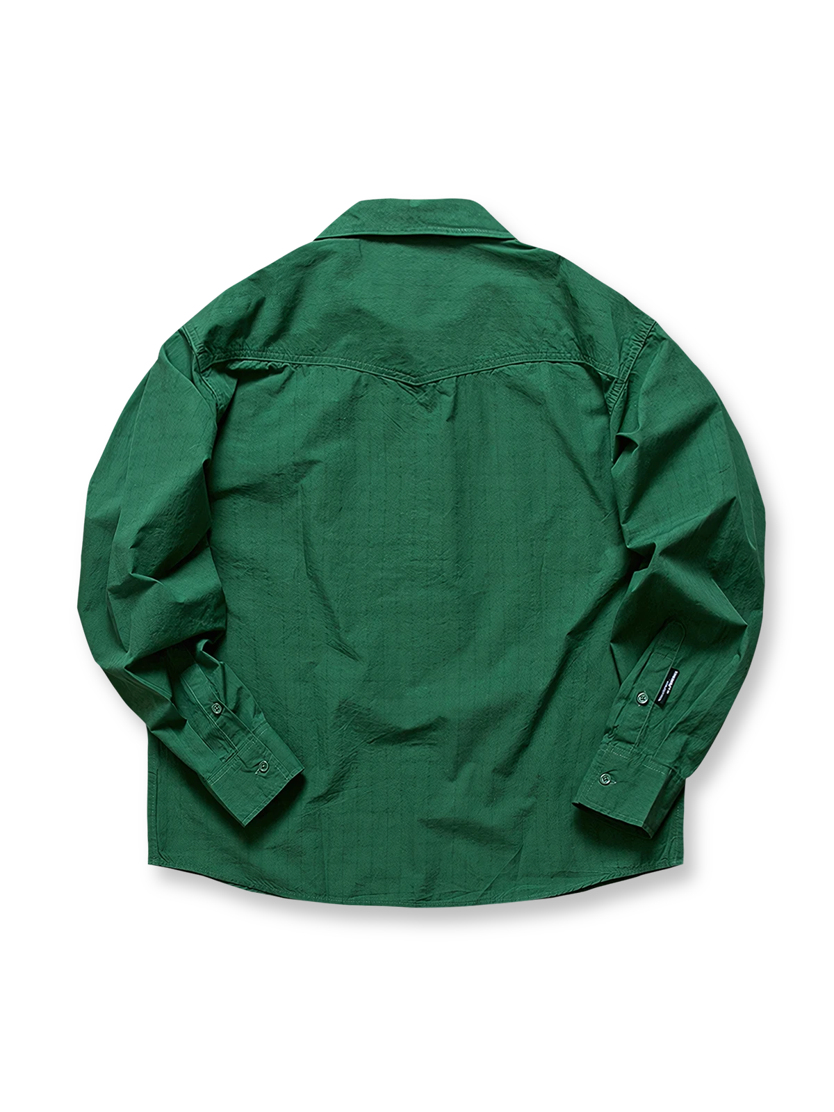 製品画像: 春秋シーズンに最適なコーマコットン製格子織り長袖シャツ全体画像|リラックスフィットで快適なカジュアルスタイル
詳細画像: コーマコットン素材の格子織りディテール|春秋のカジュアルコーディネートに最適な品質感