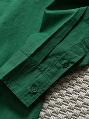 製品画像: 春秋シーズンに最適なコーマコットン製格子織り長袖シャツ全体画像|リラックスフィットで快適なカジュアルスタイル
詳細画像: コーマコットン素材の格子織りディテール|春秋のカジュアルコーディネートに最適な品質感