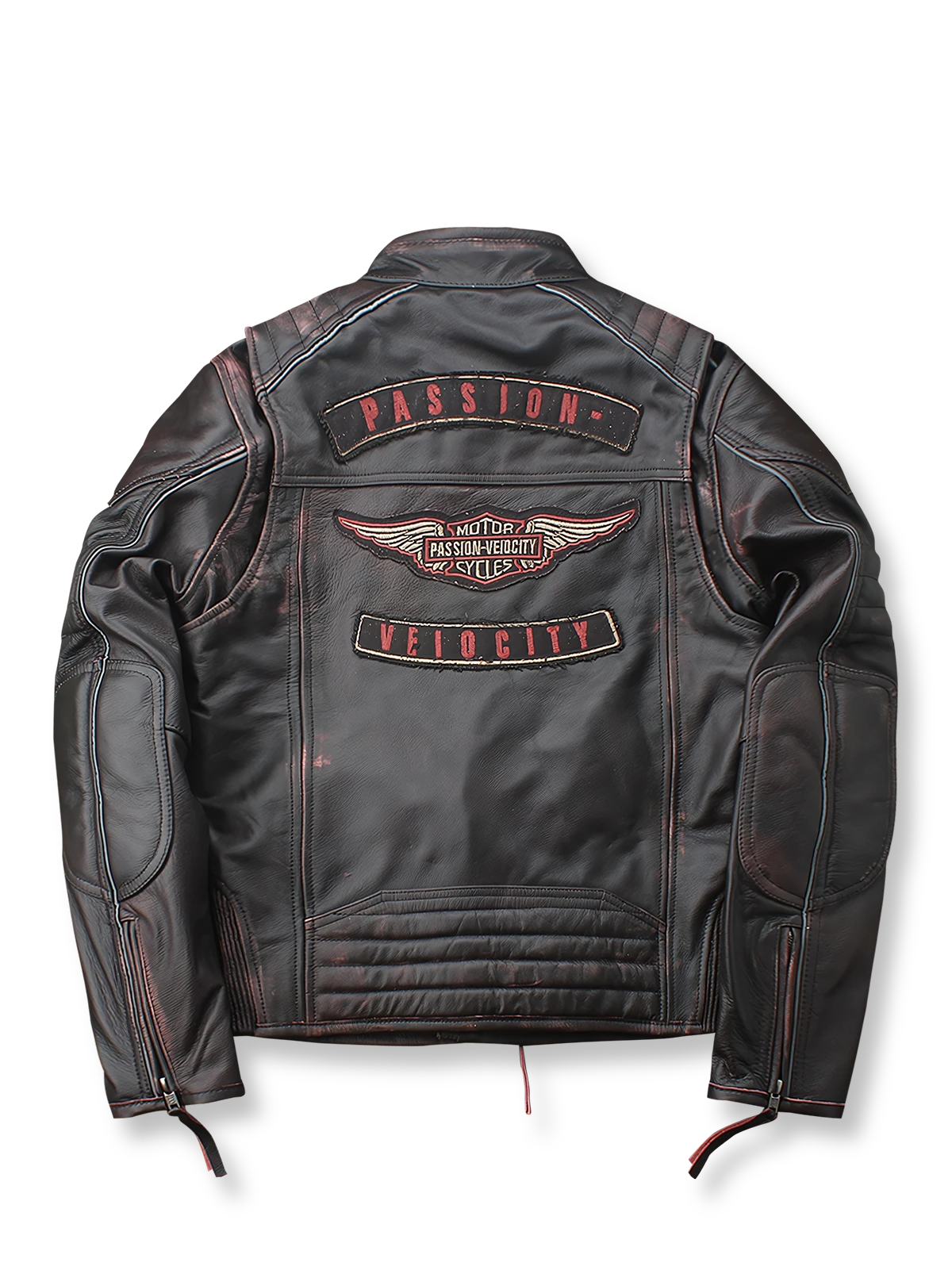 製品画像:
トップグレード牛革 レザーライダースジャケット アメリカンバイクスタイル メンズ ジャケット 全体画像 クラシックデザイン
詳細画像:
ジッパー 肩部 ディテール エッジング加工 ヴィンテージ感 レザーライダースジャケット 詳細 クローズアップ