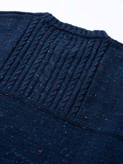 製品画像
カラードットケーブル編みウールセーターの全体画像。レトロなカラードットデザインが特徴的なケーブル編みのニットセーターは、秋冬シーズンにぴったりのアイテム。
詳細画像
セーターのケーブル編みディテールとカラードットデザインが特徴的。ウールとポリエステルの混紡素材で温かさと快適さを提供し、秋冬のコーディネートに最適。