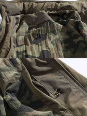 製品画像
アウトドア機能性 速乾 防風 撥水 フード付きジャケットの正面全体像。高密度ナイロンオックスフォードジャカード生地を使用し、三防(速乾、防風、撥水)性能を兼ね備えたデザイン。調整可能なフード付きで、都市からアウトドアまで幅広く活躍。
詳細画像
フード付きジャケットの水平に配置されたポケット部分を特写。フラップ付きポケットの内部には隠しマグネットボタンが内蔵されており、安全性と収納性を向上。高密度ナイロン素材の撥水加工とディテールが際立つ特写画像。