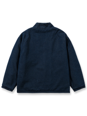 製品画像:
リバーシブル民族風中綿はんてん、民族風プリントウールとシンプルなデニムの裏地、リバーシブルデザインで文化的な魅力と実用性を兼ね備えた冬の必須アイテム
詳細画像:
民族風プリントウール素材のディテール、デニム裏地デザイン、ウエストベルトでシルエット調整可能、ゆったりとしたカットで快適な着心地