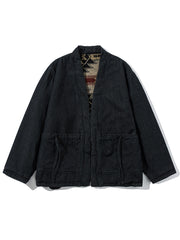 製品画像:
リバーシブル民族風中綿はんてん、民族風プリントウールとシンプルなデニムの裏地、リバーシブルデザインで文化的な魅力と実用性を兼ね備えた冬の必須アイテム
詳細画像:
民族風プリントウール素材のディテール、デニム裏地デザイン、ウエストベルトでシルエット調整可能、ゆったりとしたカットで快適な着心地