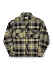 製品画像
「チェック柄フランネルシャツジャケット、厚手のコットン素材に起毛加工を施し、ヴィンテージ感のあるデザインで高い保温性と快適な着心地」
詳細画像
「レトロなチェック柄デザイン、ダブルポケットが機能性をプラス。起毛加工された厚手のコットン素材で保温性抜群、ワークウェア風のデザインが特徴」