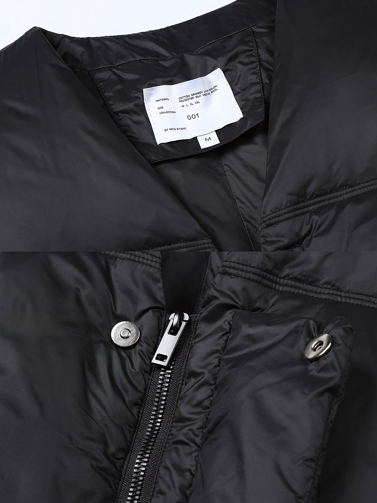 製品画像
シンプルなデザインと実用的な機能を兼ね備えたショート丈Vネック中綿ベスト。ゆったりとしたシルエットでレイヤードスタイルが楽しめ、冬の暖かさを提供。大容量のポケットと調整可能なドローストリングが実用性を高めます。
詳細画像
Vネックデザインで首周りの動きを制限せず、快適な着心地を実現。大容量のポケットで日常的な収納が可能、裾のドローストリングでフィット感を調整できます。シンプルなラインと現代的なデザインが魅力。