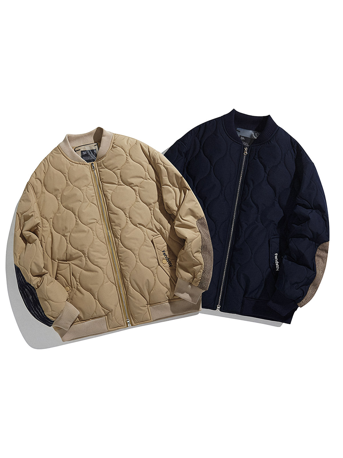 製品画像
ダイヤ柄キルティング パッチワーク スタジャン レトロなダイヤ柄キルティングデザインと実用的な厚手素材を使用し、快適さとスタイルを両立。
詳細画像
ダイヤ柄キルティングデザインとパッチワークディテール 厚手の素材感が伝わるディテール画像。