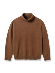 製品画像
タートルネックカシミヤセーター 柔らかくふわっとした触感、優れた保温性を兼ね備えた軽量で快適なカシミヤセーター。
素材の90.2%はカシミヤを使用し、肌触りが良く、寒い季節にもぴったりです。シンプルで上品なデザインが特徴。
詳細画像
タートルネックカシミヤセーターのネック部分と袖口のディテール画像。
柔らかなカシミヤ素材と、精緻な仕立てで作られたネックラインと袖口部分が特徴です。