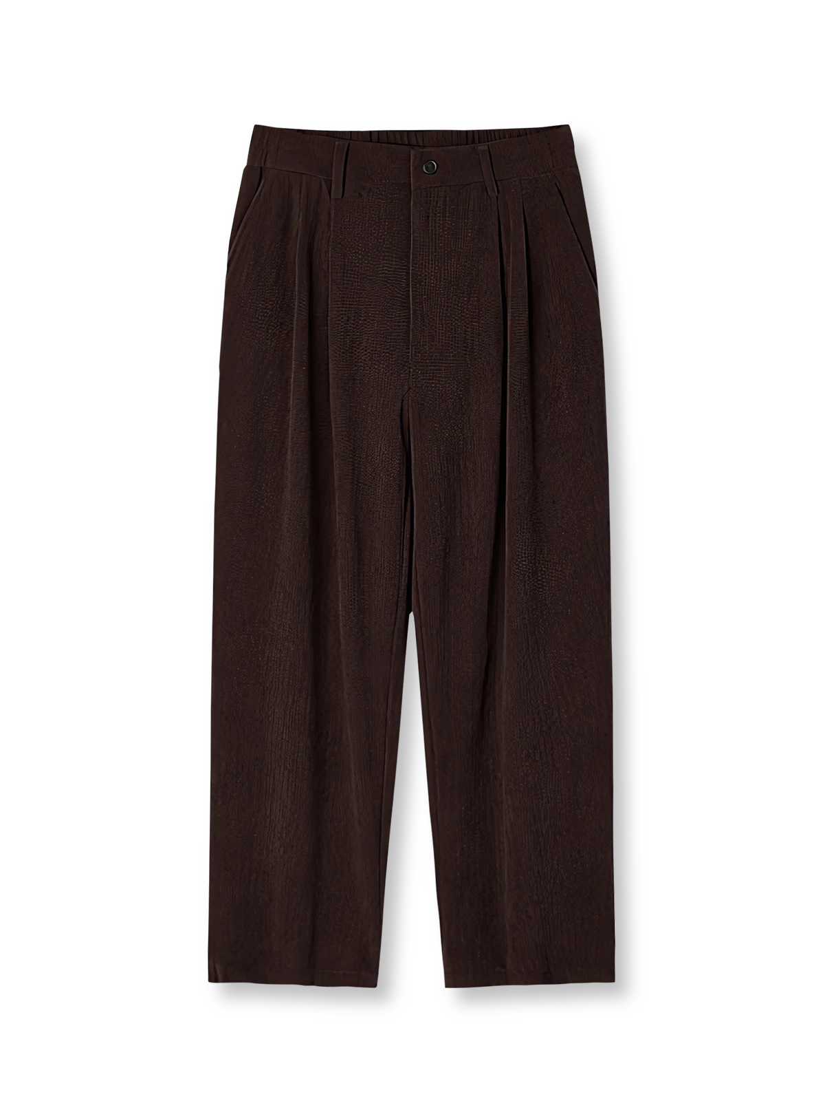 製品画像
ストレートコーデュロイワイドパンツ しっかりとした形状を保ち、快適な履き心地を提供するレトロなデザインのコーデュロイワイドパンツ。特別染色された粗目のコーデュロイ素材を使用し、どんなスタイルにも合わせやすく、万能なアイテム。
詳細画像
ストレートコーデュロイワイドパンツのディテール 特別染色された粗目のコーデュロイ生地と、しっかりとした縫製で、耐久性と快適性を兼ね備えたデザイン。