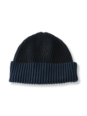 製品画像
バイカラー ジャカード編み ニットキャップの全体像を展示。リバーシブルデザインと折り返し可能なブリム(帽子のツバ)が特徴で、暖かさとトレンド感を両立しています。毛玉防止アクリル糸を使用し、快適な着用感と長時間形状を保ちます。
詳細画像
ジャカード編みの縦リブテクスチャと折り返し可能なブリムのディテールを強調。100%アクリルの毛玉防止素材を使用し、優れた保温性と柔らかさを提供します。このニットキャップは、寒い季節でも暖かく、快適に着用できます。