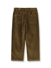 製品画像
ヘビーウェイトコーデュロイカジュアルパンツ全体イメージ。300g天然コットンを使用したコーデュロイ素材にローストソルト加工を施し、豊かな風合いと奥行きのあるテクスチャーを実現。ストレートシルエットで快適な履き心地。
詳細画像
ローストソルト加工を施したヘビーウェイトコーデュロイ素材のディテール。斜めポケットがデザイン性と実用性を兼ね備え、自然な色褪せ感と豊かなテクスチャーが特徴。