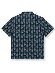 植物柄 パイナップル柄 アロハシャツ