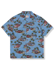 空色サーフィンワイアンシャツ