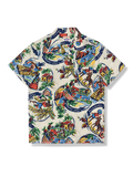 グラフィティ風アロハシャツ
