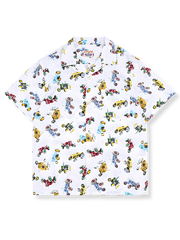 ビンテージカー柄 アロハシャツ