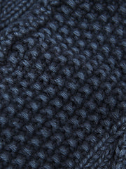 藍染 ジャカード編みニットカーディガン・アップグレード版