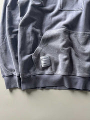 ウォッシュドハーフジップスウェット