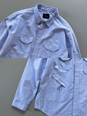 3色展開 オックスフォードツイルワークシャツ