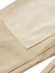 パッチワークポケット ワークオーバーオール