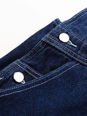 ヴィンテージ加工デニムオーバーオール