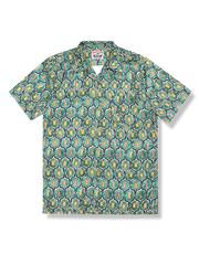 PLAME AUBE|ヴィンテージ 緑色アロハシャツ