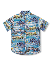 中国プリント柄アロハシャツ