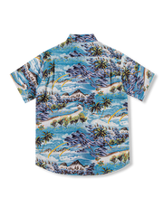 中国プリント柄アロハシャツ