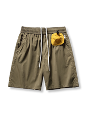 取り外し可能なポケット付きショートパンツ