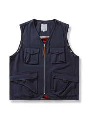 民族風 切り替え ワーク ベスト