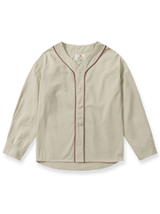 3色のヴィンテージ アメカジベースボールシャツの平置き画像