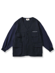 ヴィンテージVネックワークジャケットの平置き画像