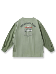 ヴィンテージVネックワークジャケットの平置き画像