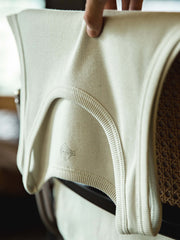 ヴィンテージ リブ編み コットン ノースリーブ タンクトップ