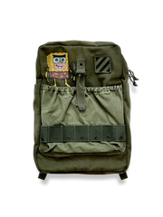 第3歩兵師団にインスパイアされたキャンバスヴィンテージリュックの全体ビュー