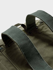 70年代レトロ テントカラーキャンバス×レザー 登山リュック